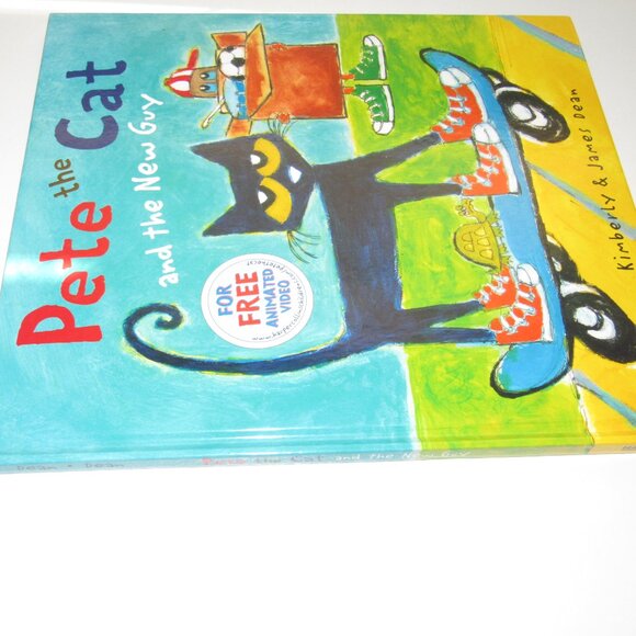 Pete the Cat and the New Guy – Hardcover Children’s Book by HarperCollins - Picture 2 of 3